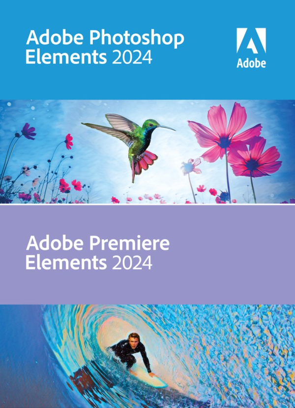 Adobe Photoshop + Premiere Elements 2024 - voor Windows/MacOS