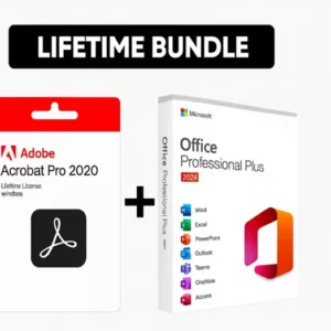 Office 2024 pro plus + Adobe acrobat pro lifetime 2025 for windows